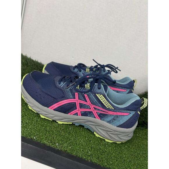 Asics Pre Venture 9 Size 6 Sneakers Blue/Pink 1014A276 - Picture 1 of 8